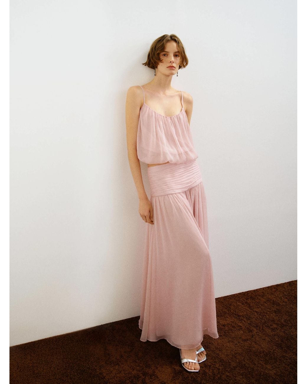 Reformation Pink Astrid Two Piece Blush