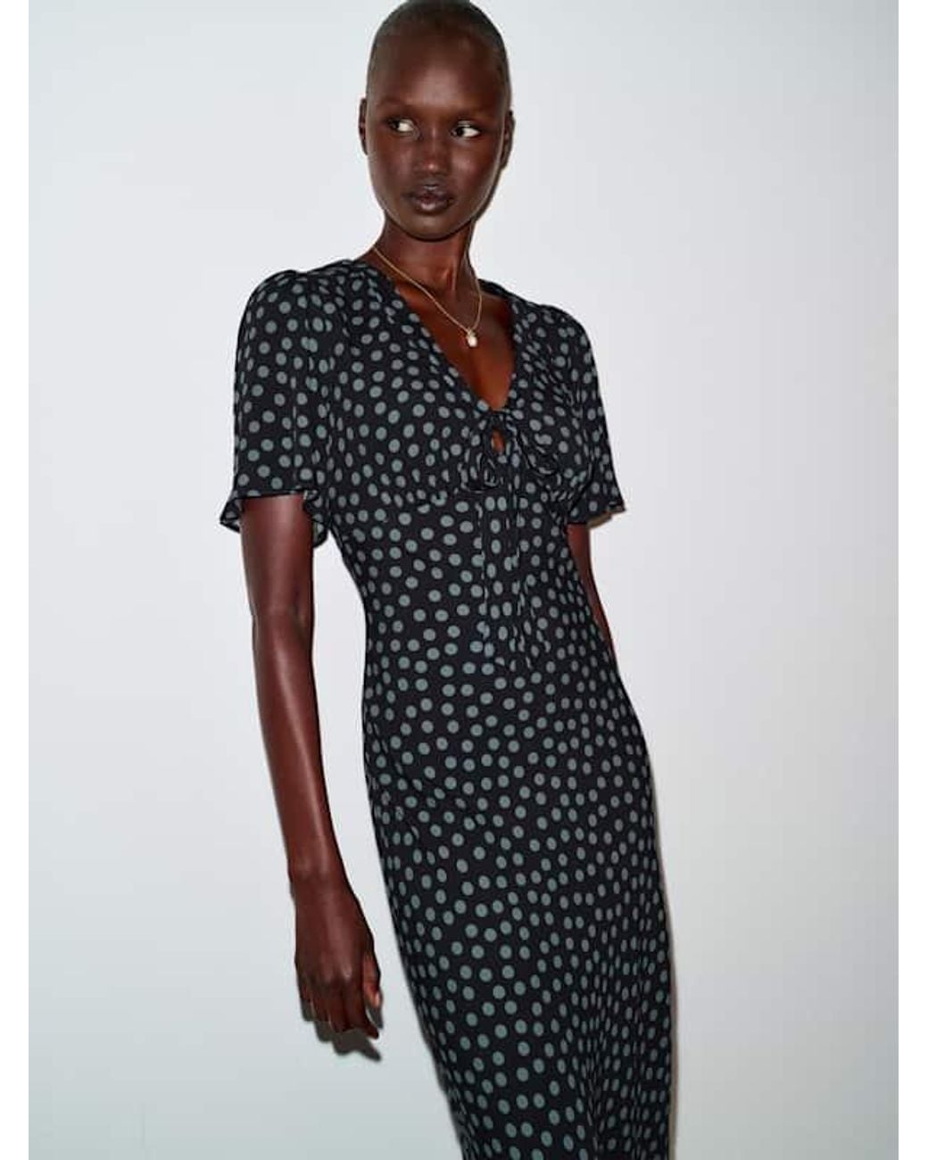 Reformation Blue Tyra Dress 0