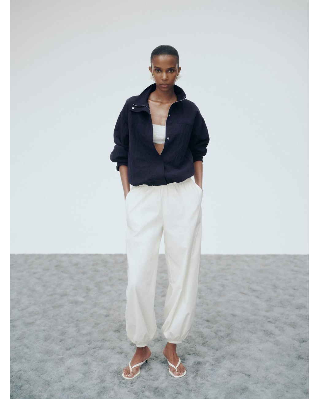 Reformation Blue Kendall Jacket