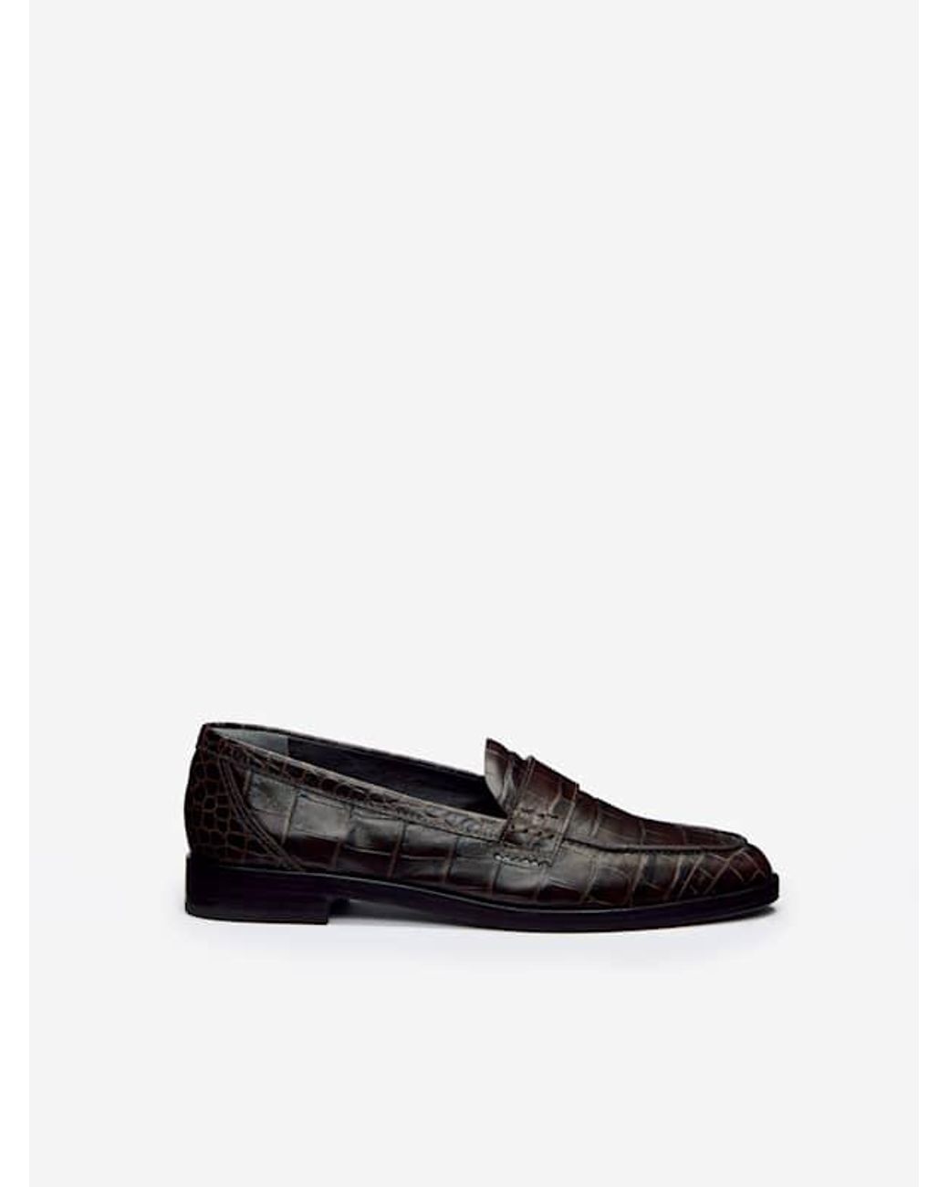 Reformation Blue Kaylee Loafer 5