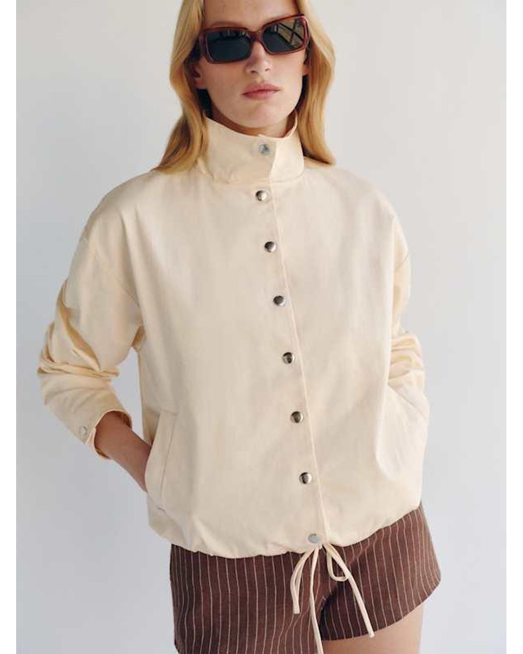 Reformation Natural Lennon Jacket