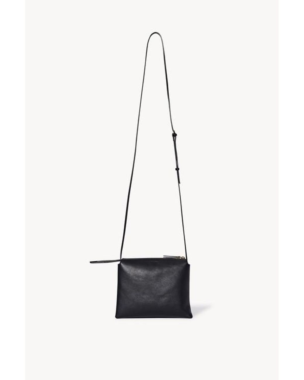 The Row Crossbody Bag Black Calf-skin Leather in White | Lyst