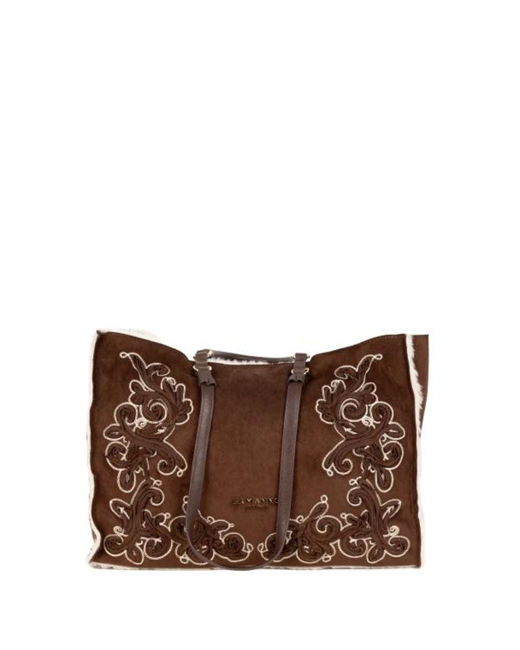Large Tote di Ermanno Scervino in Brown