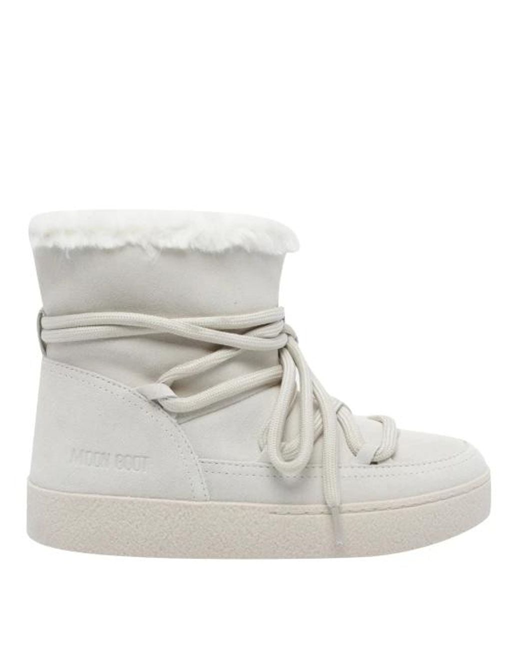 Stivaletti Ice Ltrack Sofia di Moon Boot in White