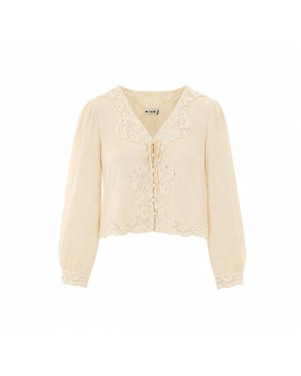 Camicia Bianca di Rixo in Natural