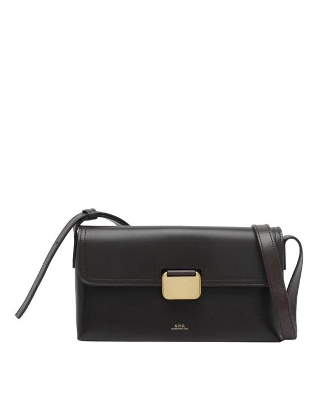 Borsa A Tracolla Small Simon di A.P.C. in Black