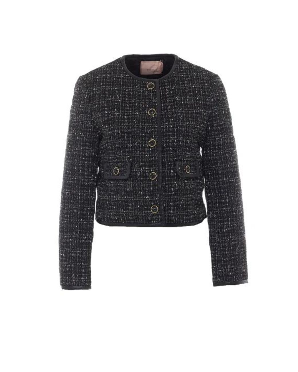 Giacca Corta di Twinset in Black