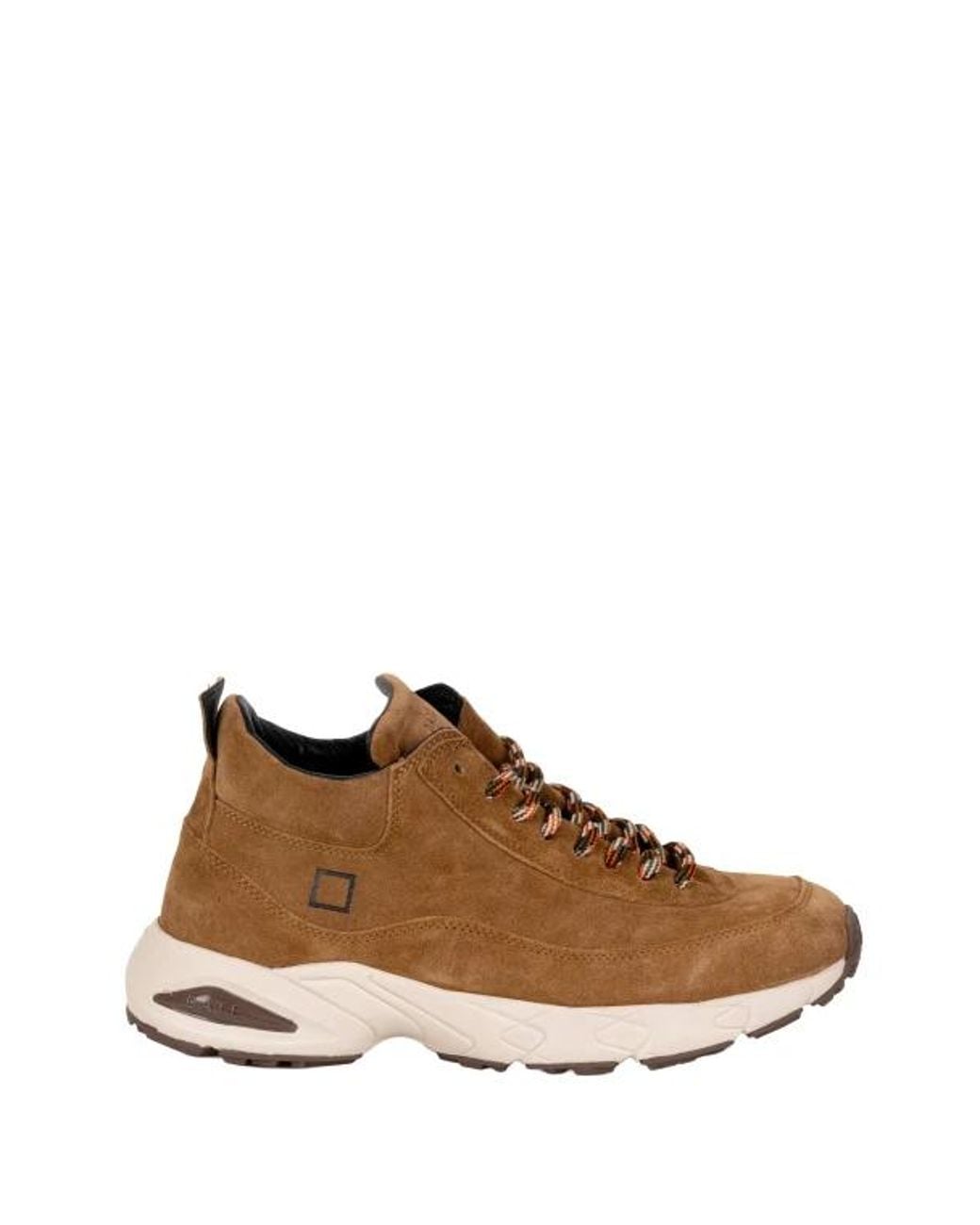 Sneakers Alte Marroni di Date in Brown da Uomo