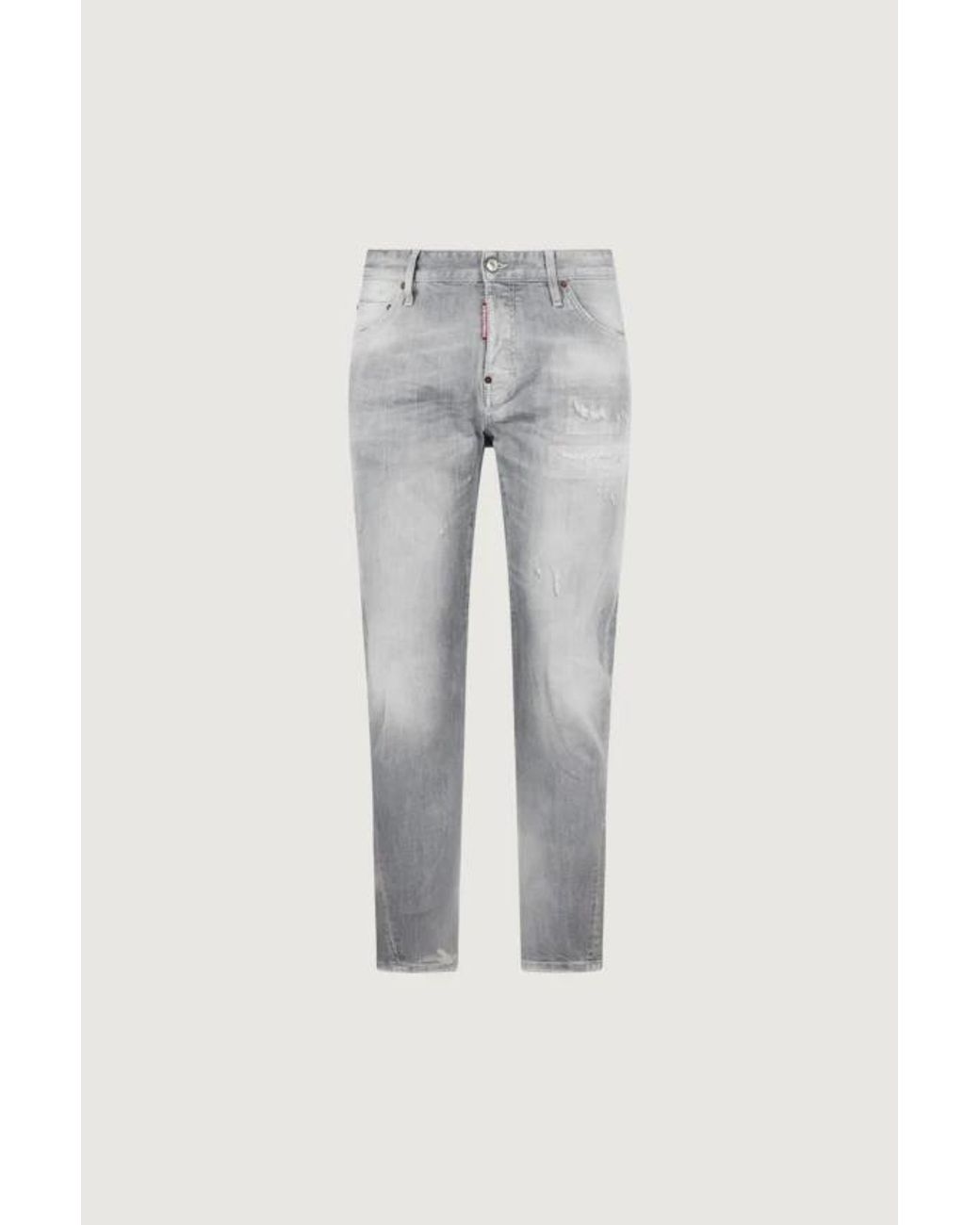 Slim Twst Jean di DSquared² in Gray da Uomo