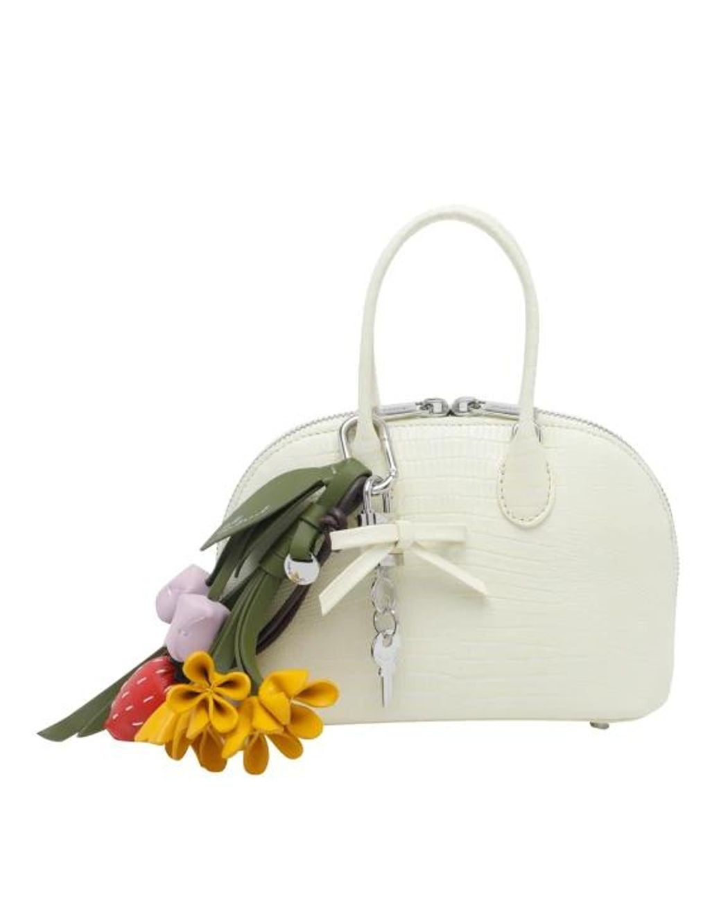 Borsa Mini di Self-Portrait in White