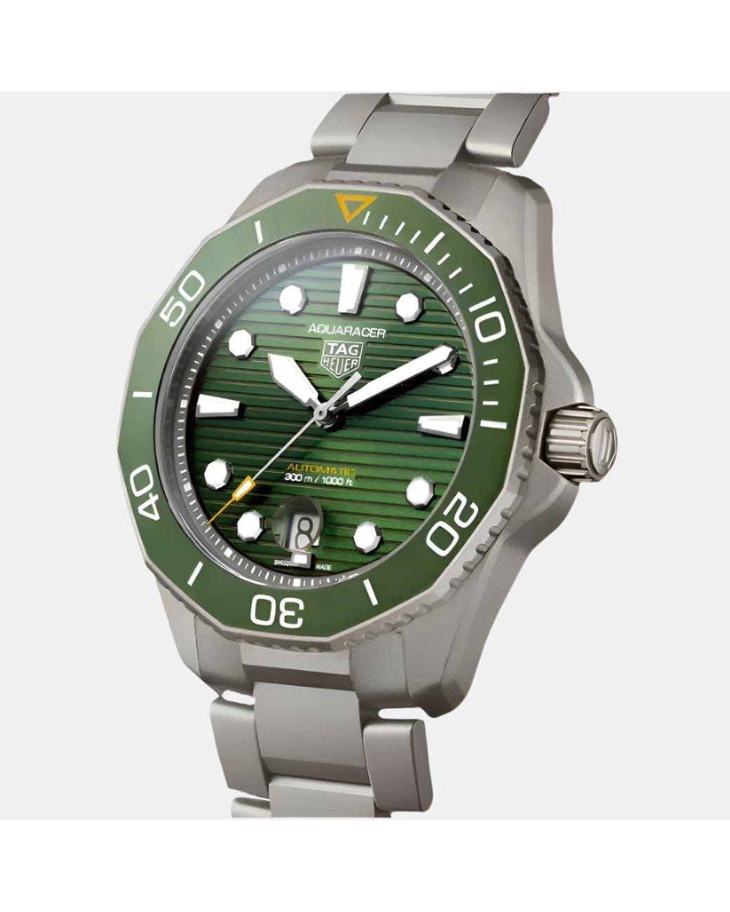 Tag Heuer Green Aquaracer Titanium Automatic Watch Wbp208B.Bf0631 for men