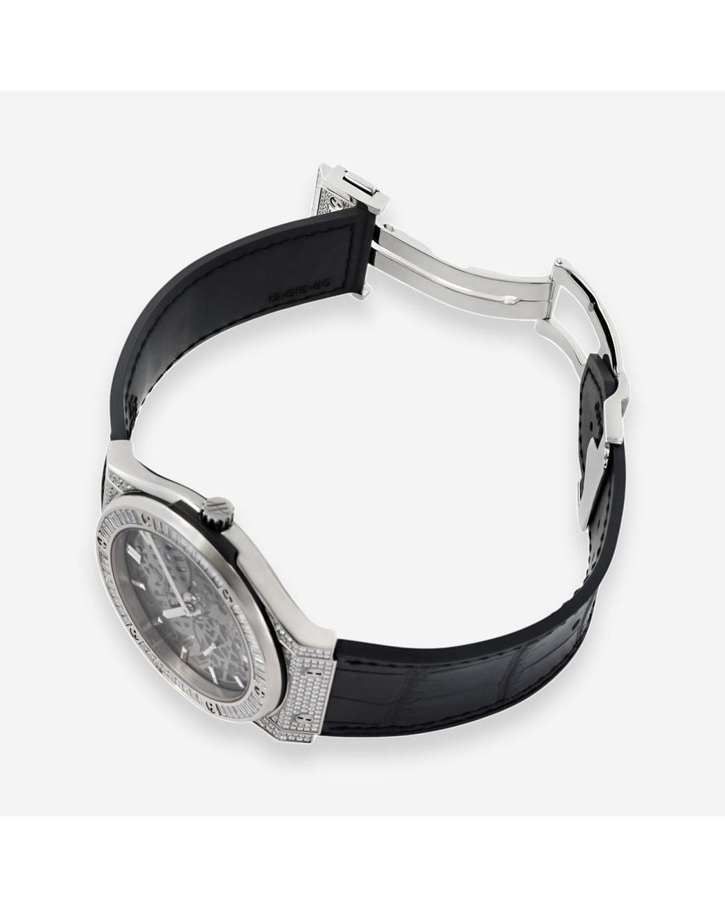 Hublot Classic Fusion Ultra Thin Titanium Diamond Manual Wind Watch 515 ...