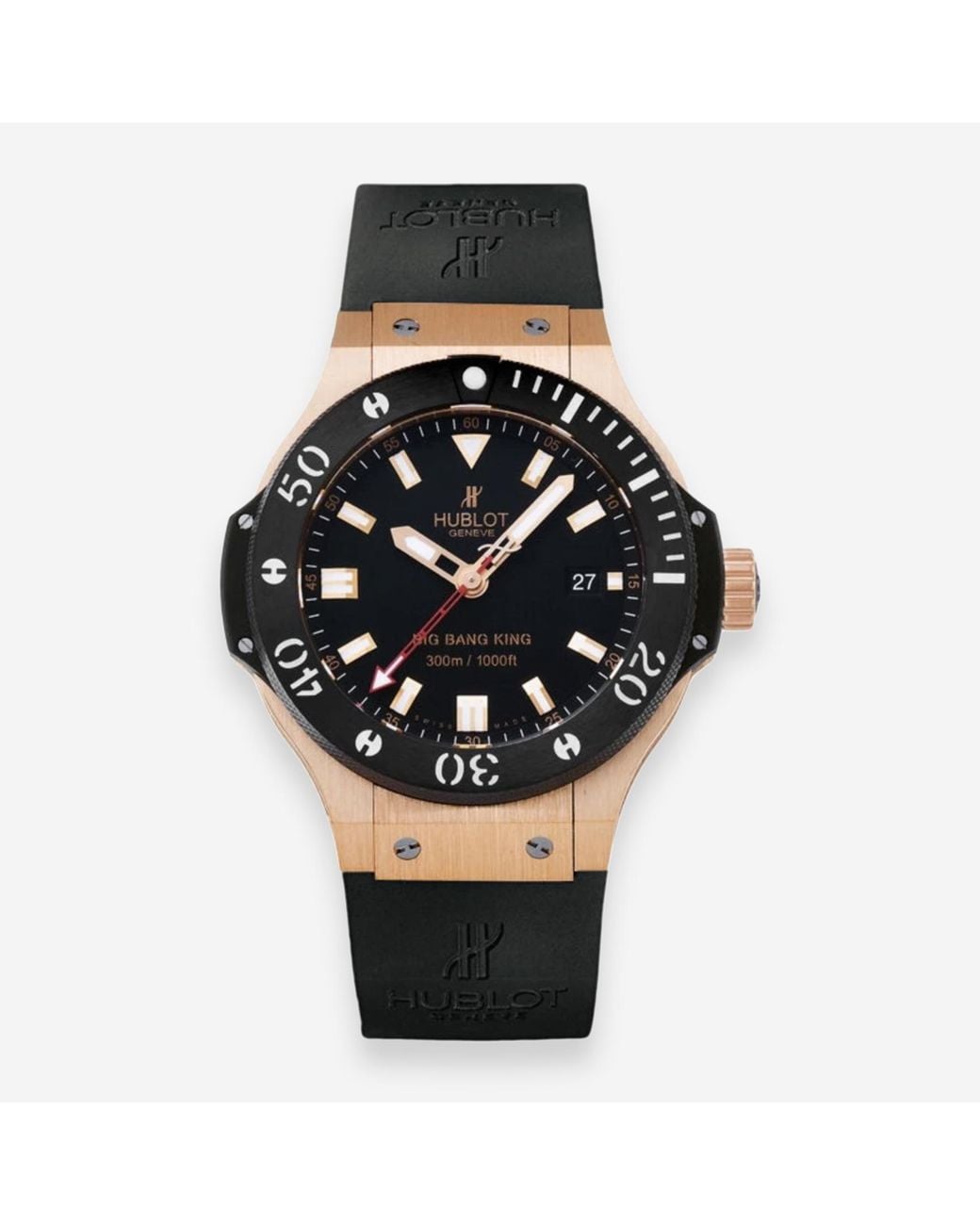 Box Rx King Hublot Big Bang King 18K Automatic Watch 312.Pm.1128.Rx in Black | Lyst