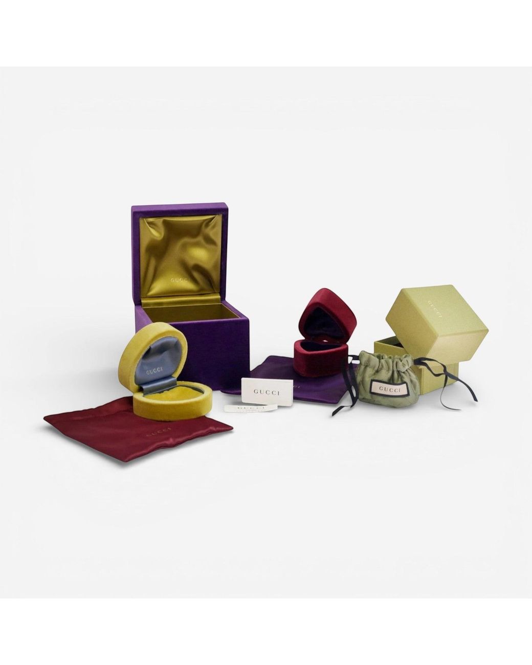 Gucci Pink Link To Love 18K Diamond Ring Ybc7449710010