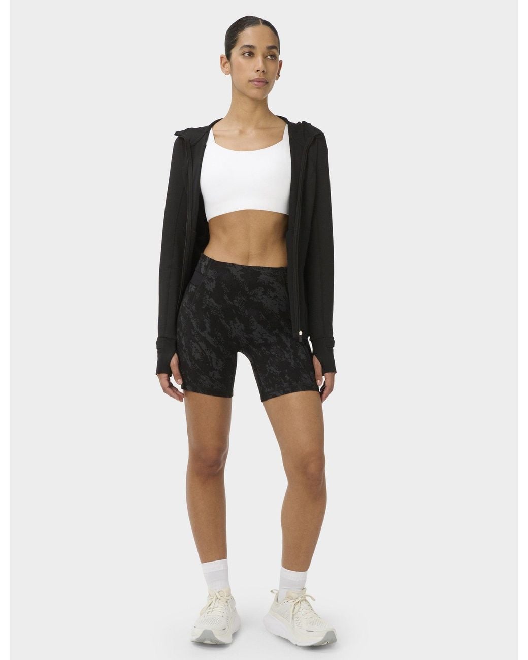 Sweaty Betty White Women's Runner's High High Support Sports Bra