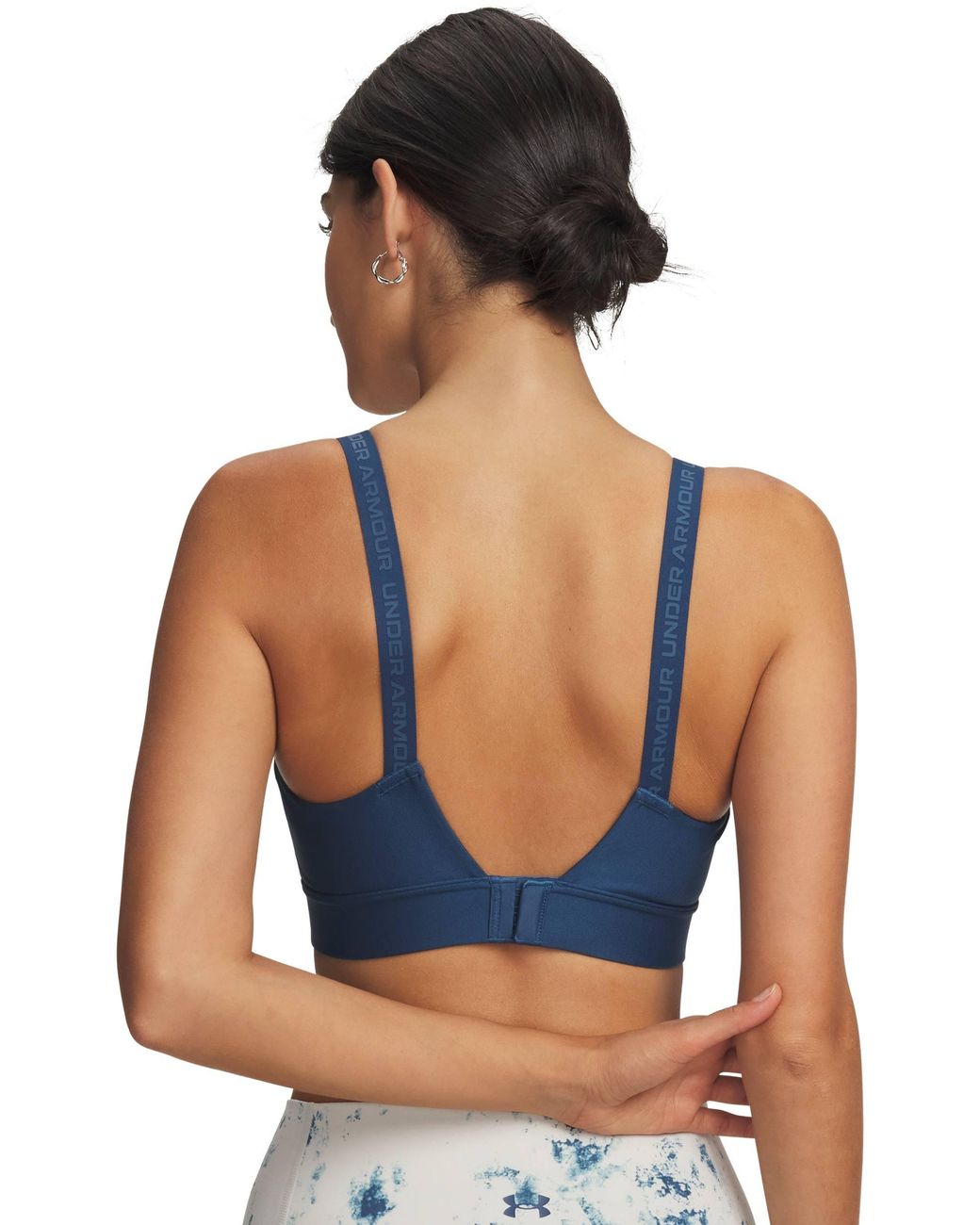 Under Armour Blue Infinity 2.0 Mid Sports Bra Wham Wham
