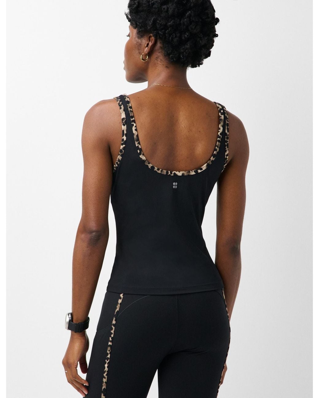 Sweaty Betty Black Women's Power Contrast Binding Tank
