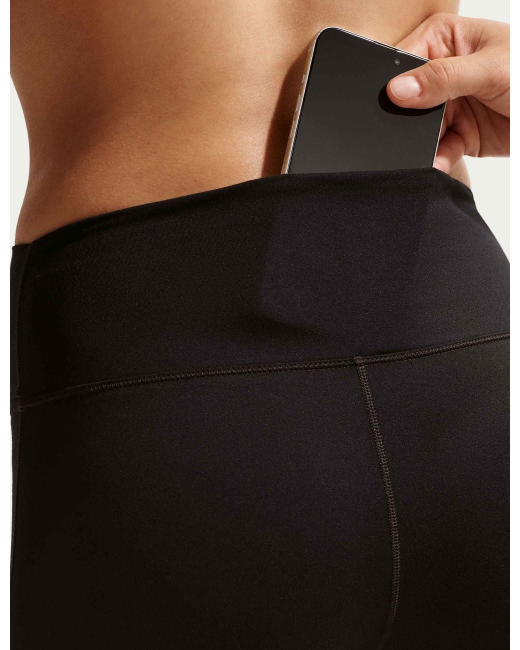 Nike Black Women's One High Waisted 8" Biker Shorts