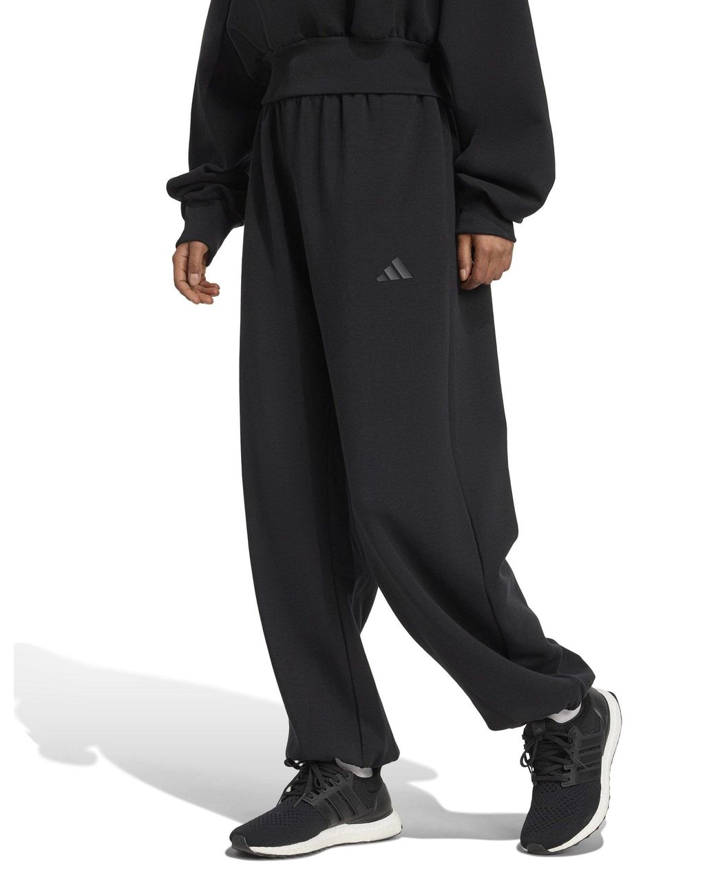 Adidas Black Women's Soft Lux Loose Pant