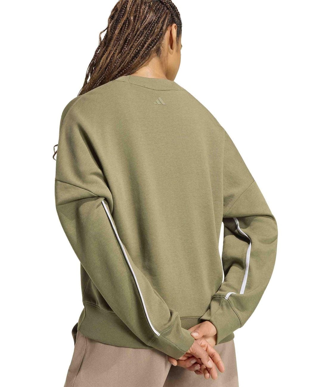 Adidas Green Women's Seasonal Essentials Colorpop Sweatshirt