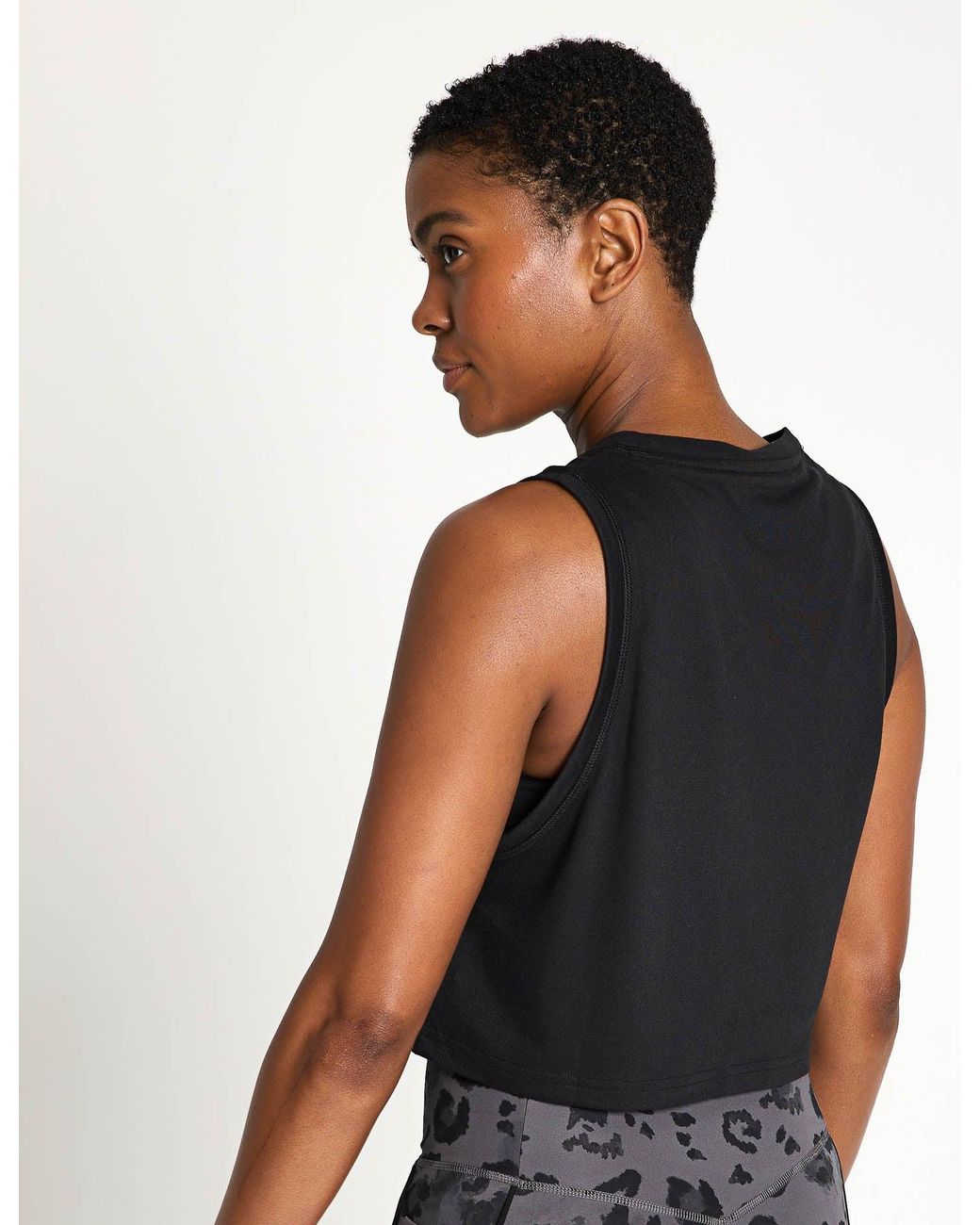 Adidas Black Women's Train Essentials Boxy Workout Tank Top