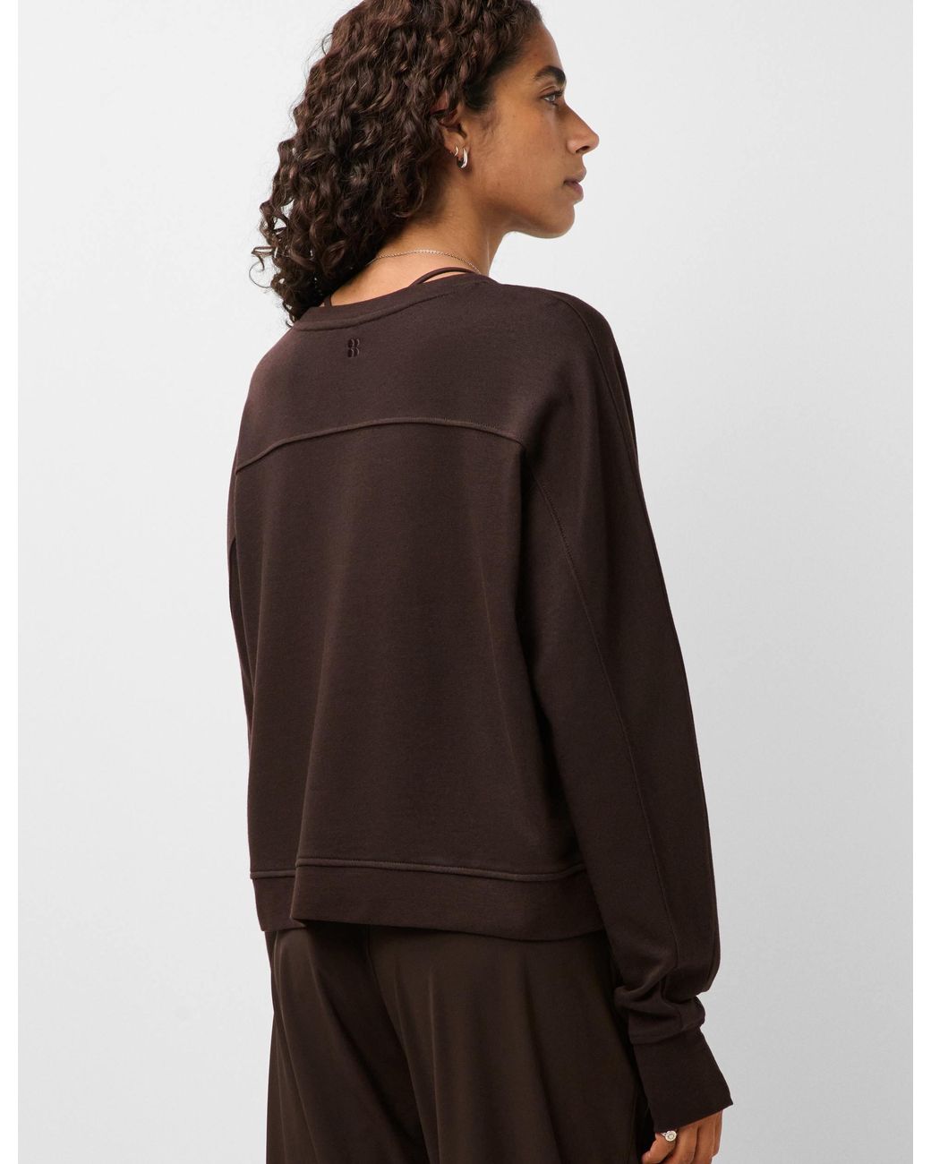 Sweaty Betty Black Women's After Class Crop Sweatshirt