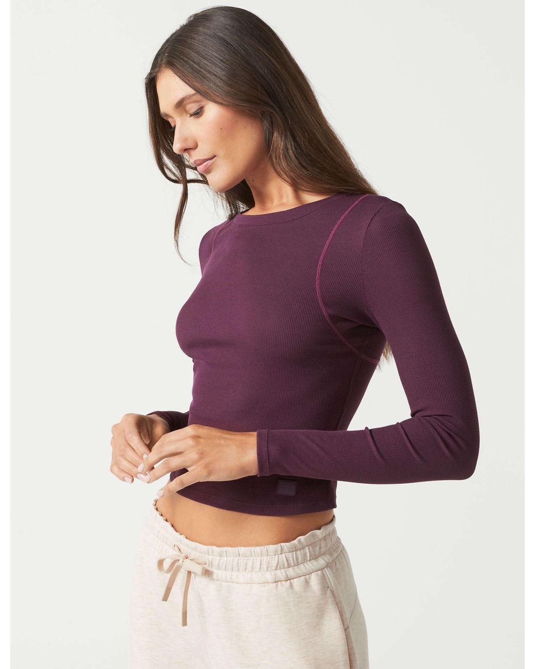 Lilybod Purple Women's Faro Long Sleeve Tech Tee