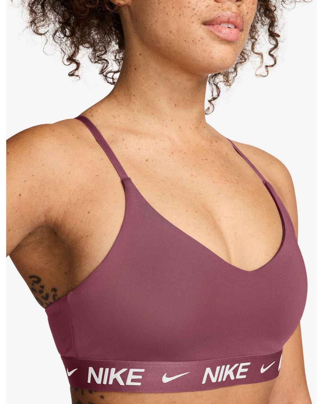 Nike Purple Women's Indy Light Support Sports Bra