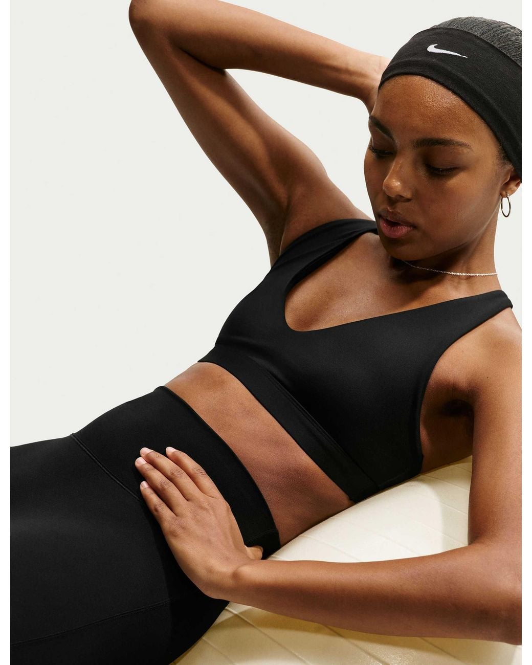 Nike Black Women's Indy Strappy Light Support Sports Bra