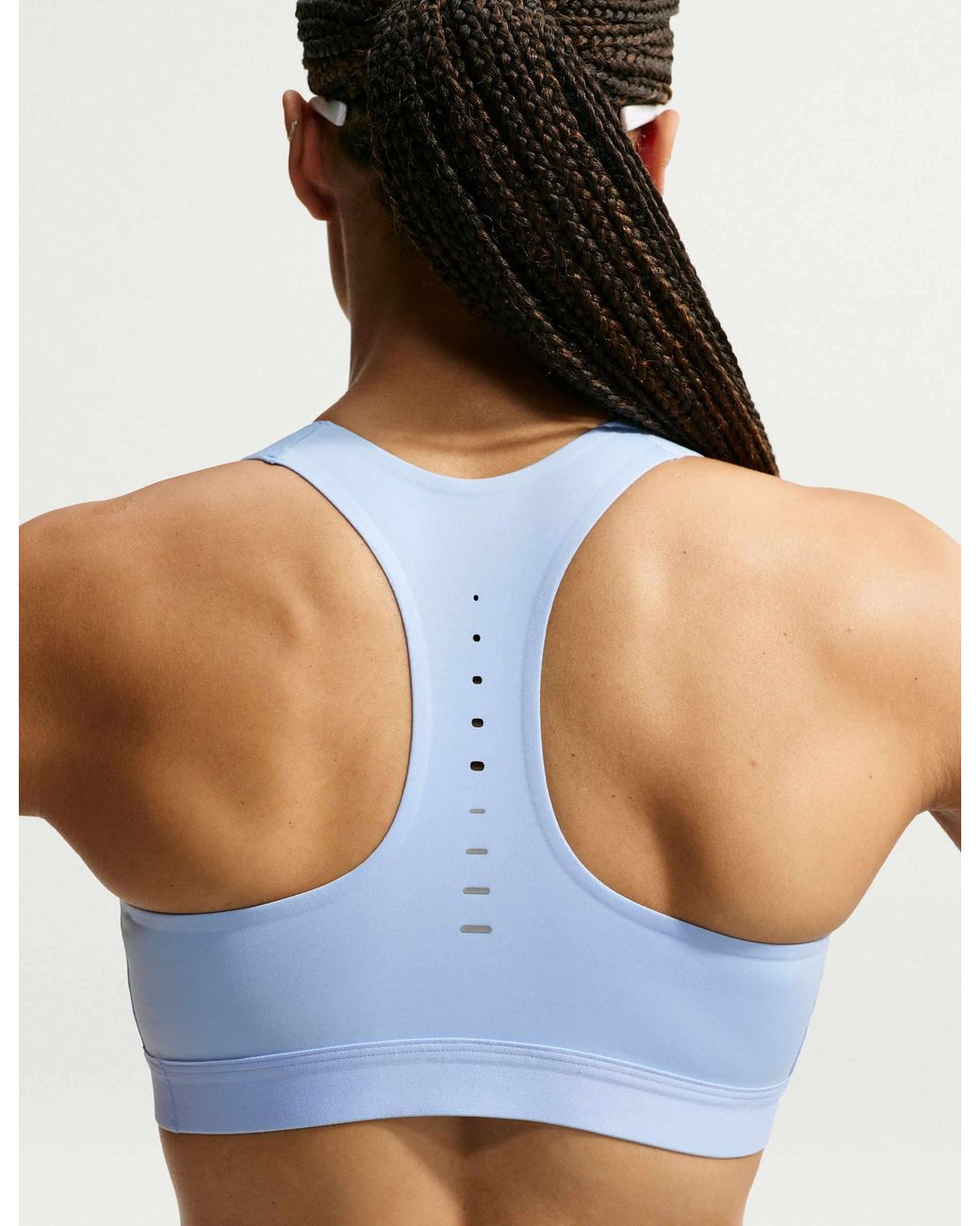 Nike Blue Women's Swift High-support Lightly Lined Sports Bra