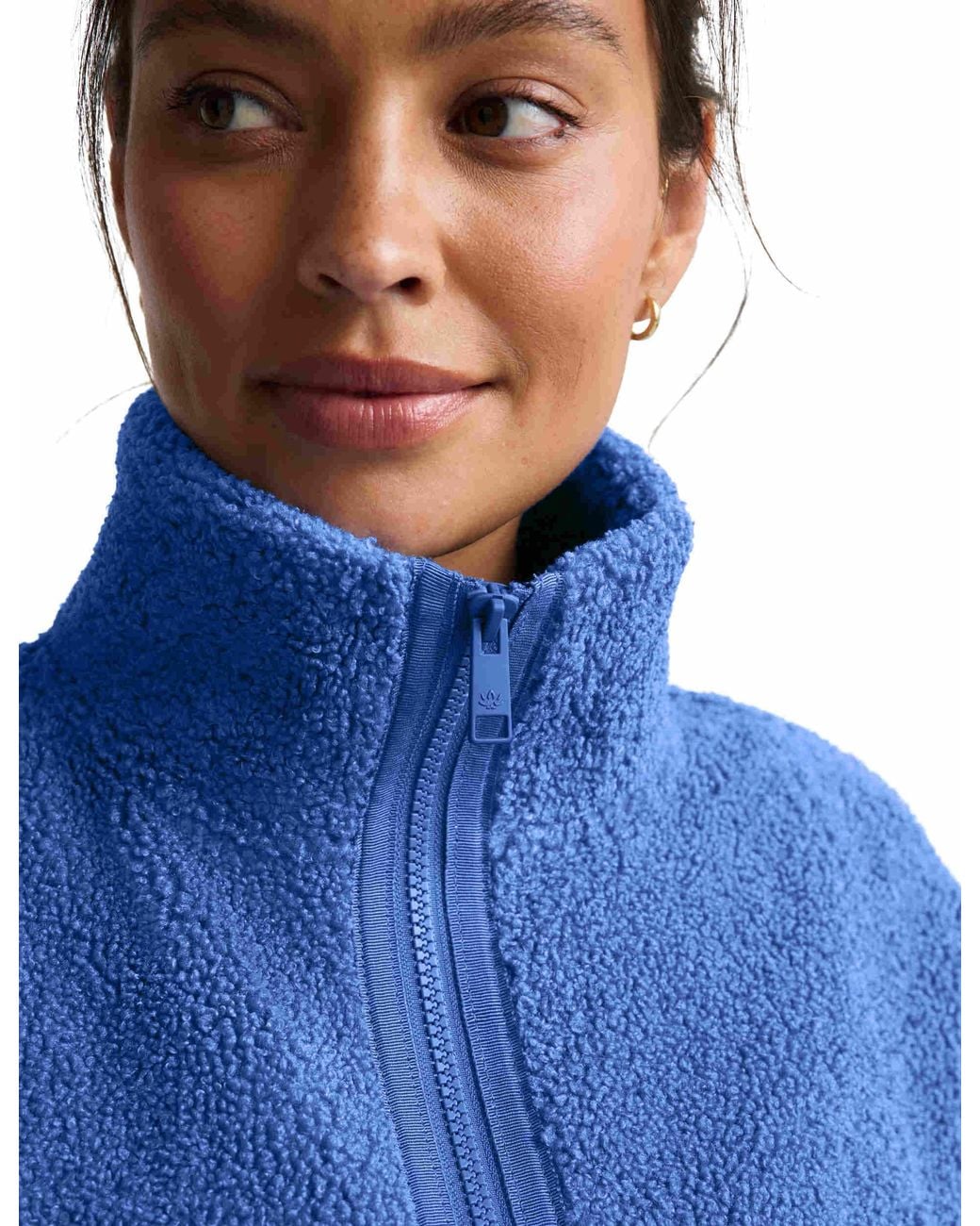 Beyond Yoga Blue Women's Unity Zip Jacket