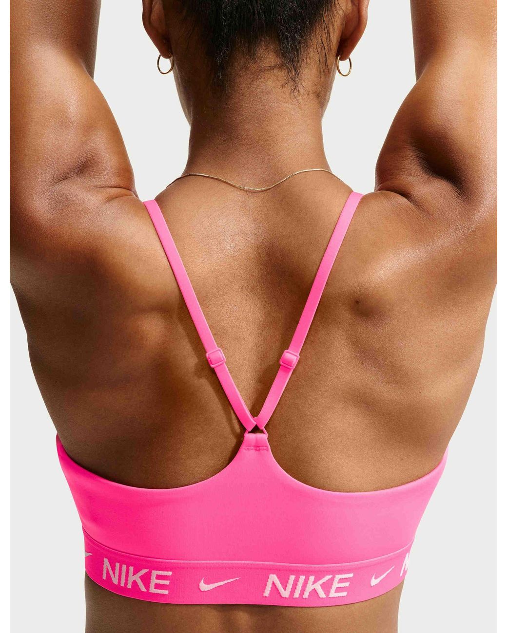 Nike Pink Women's Indy Light Support Sports Bra