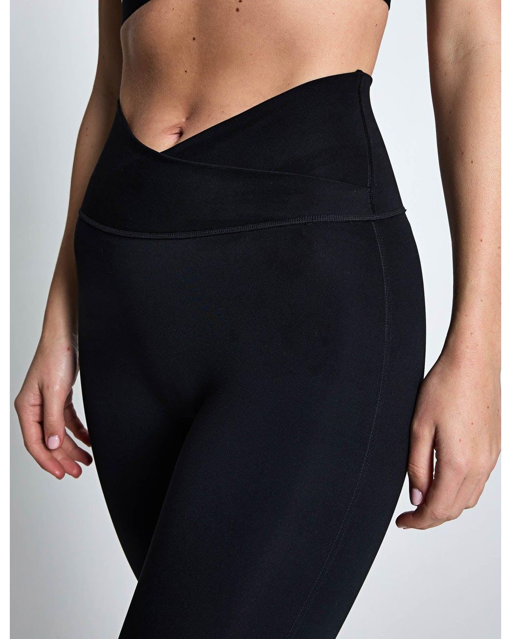 Adidas Blue Women's 3-stripes Studio All Me Flare X-over leggings