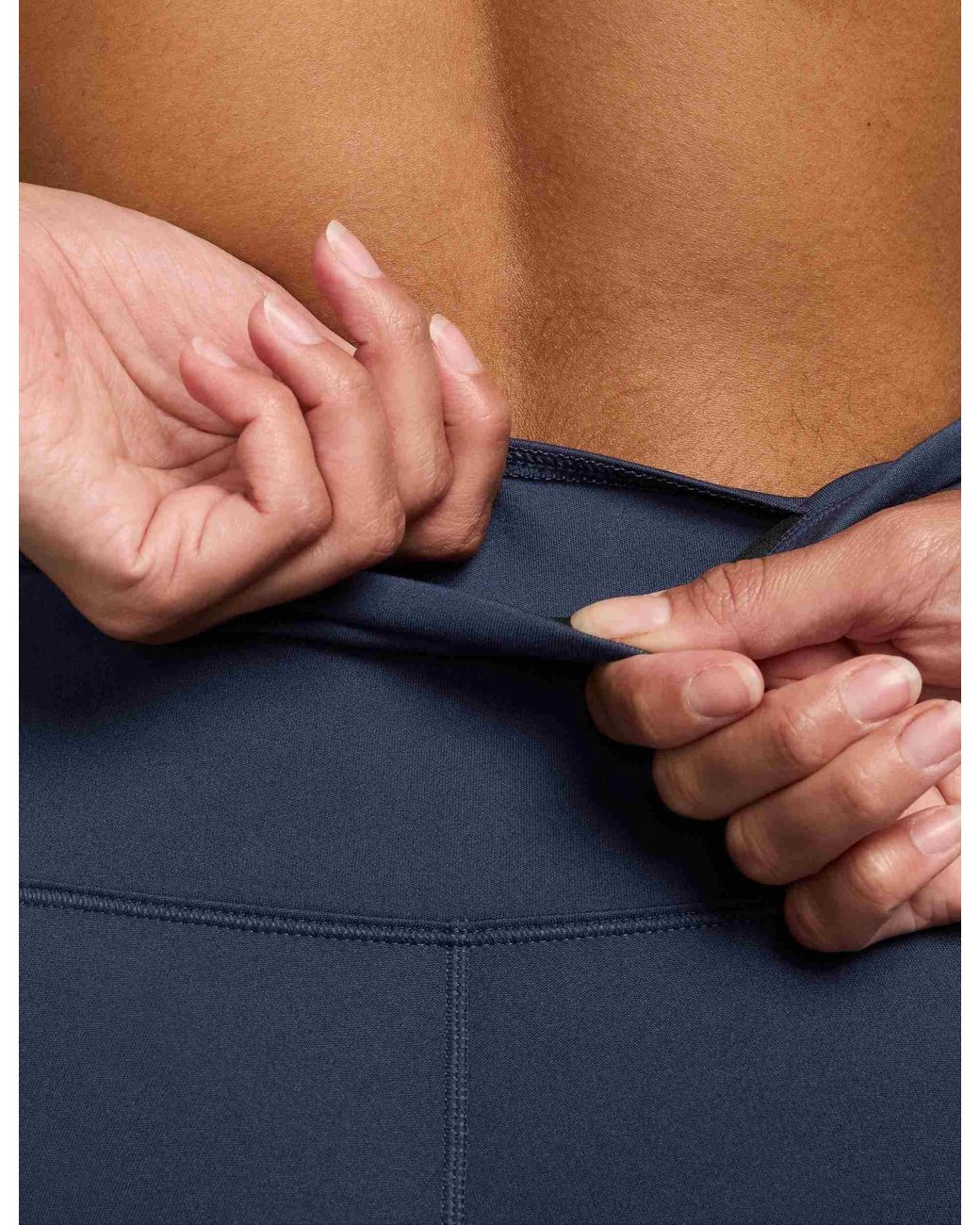 Nike Blue Women's One High Waisted Flared leggings