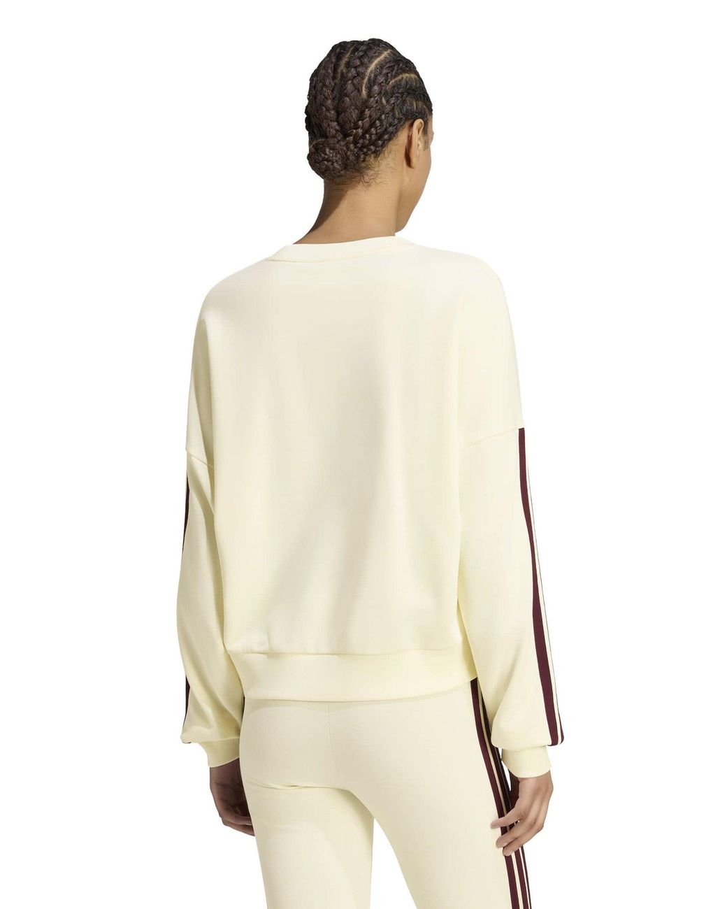 Adidas Natural Women's Essentials 3-stripes French Terry Sweatshirt