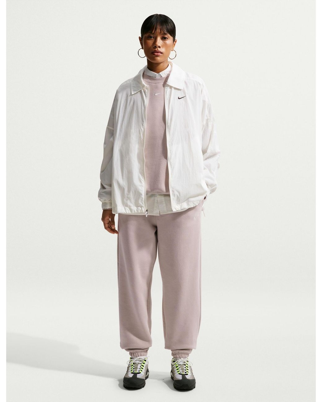 Nike Natural Women's Studio Fleece Oversized Cuffed Pants