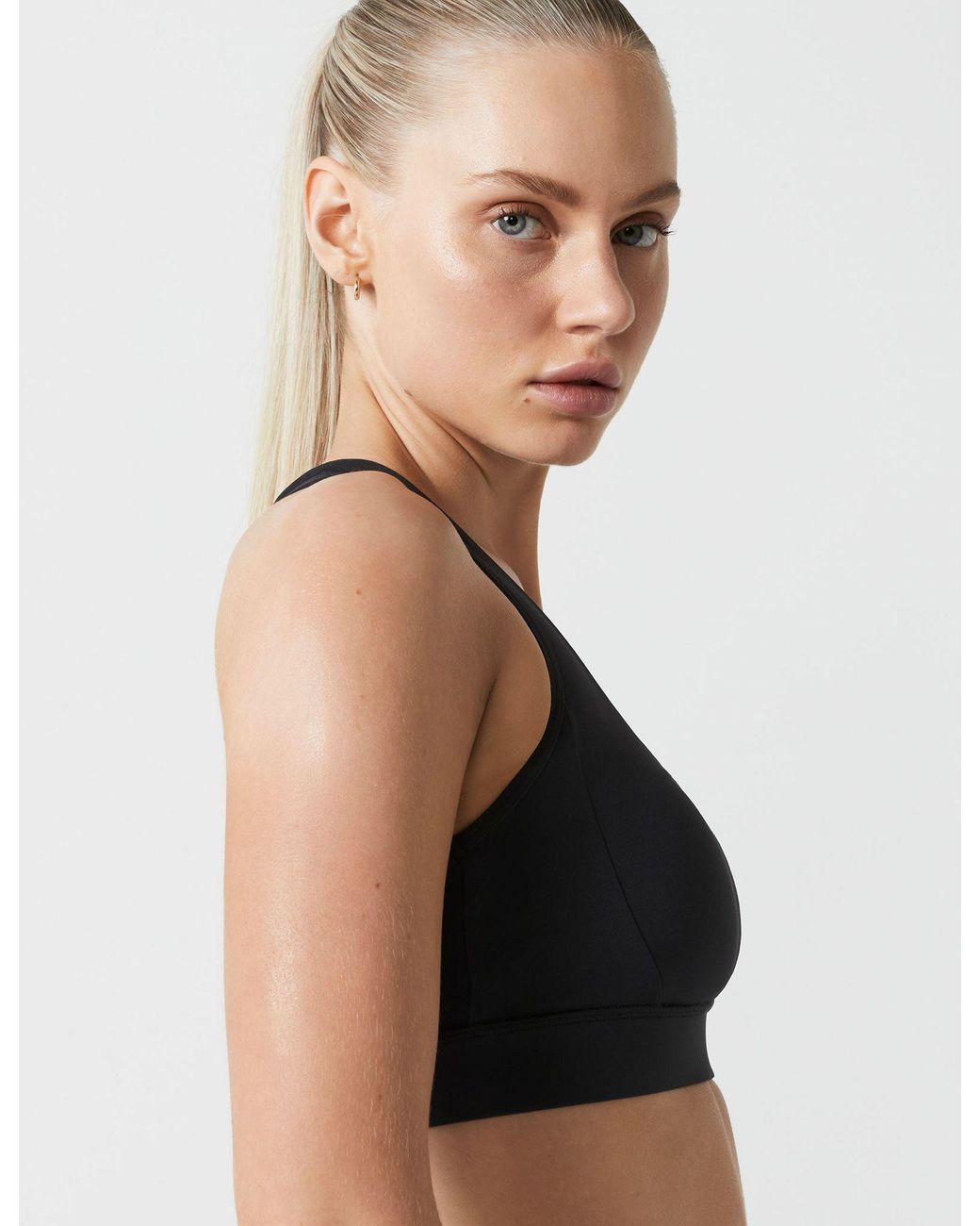 Lilybod Black Women's Frankie Cloud-core Sports Bra