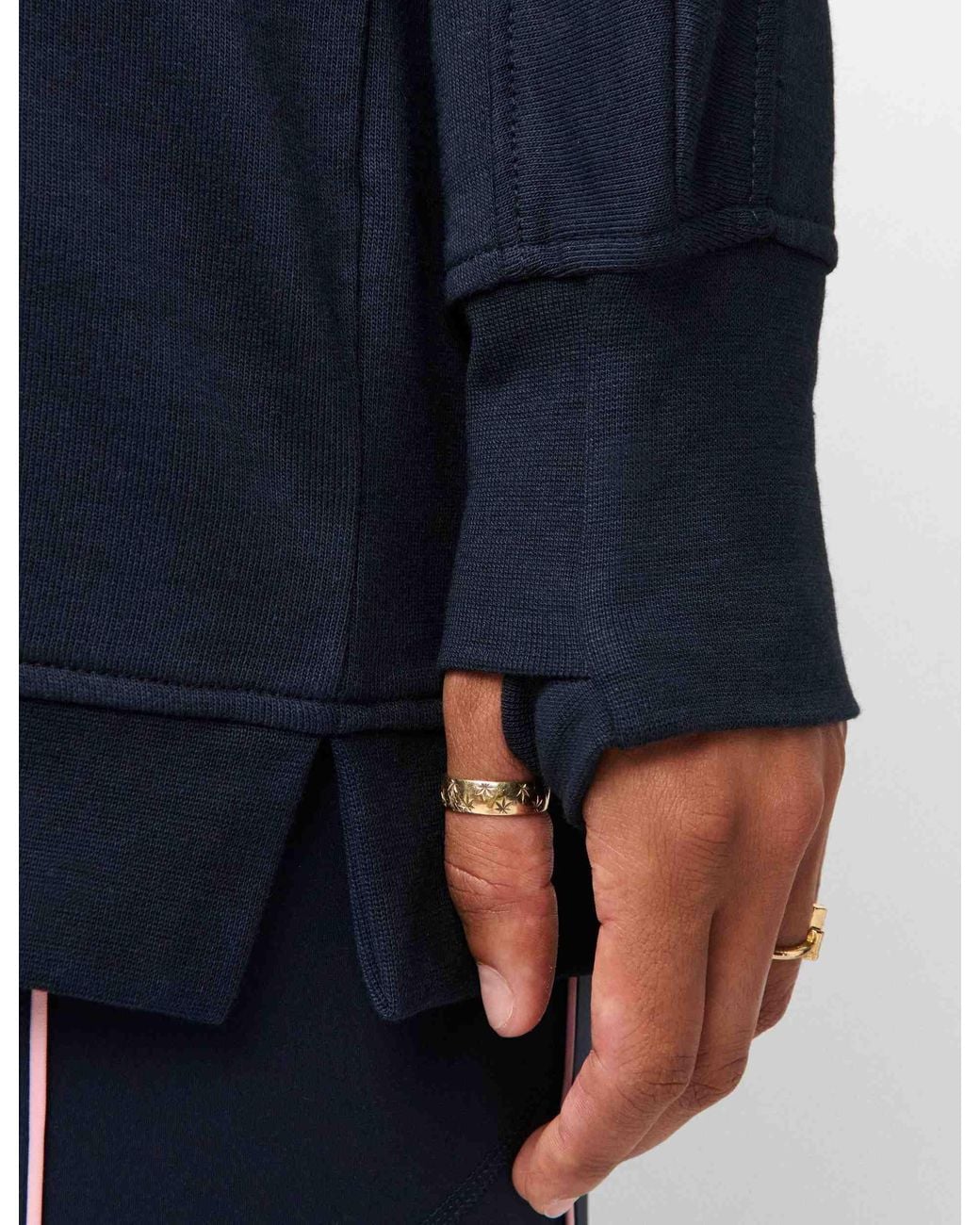 Sweaty Betty Blue Women's After Class Yoke Longline Sweatshirt