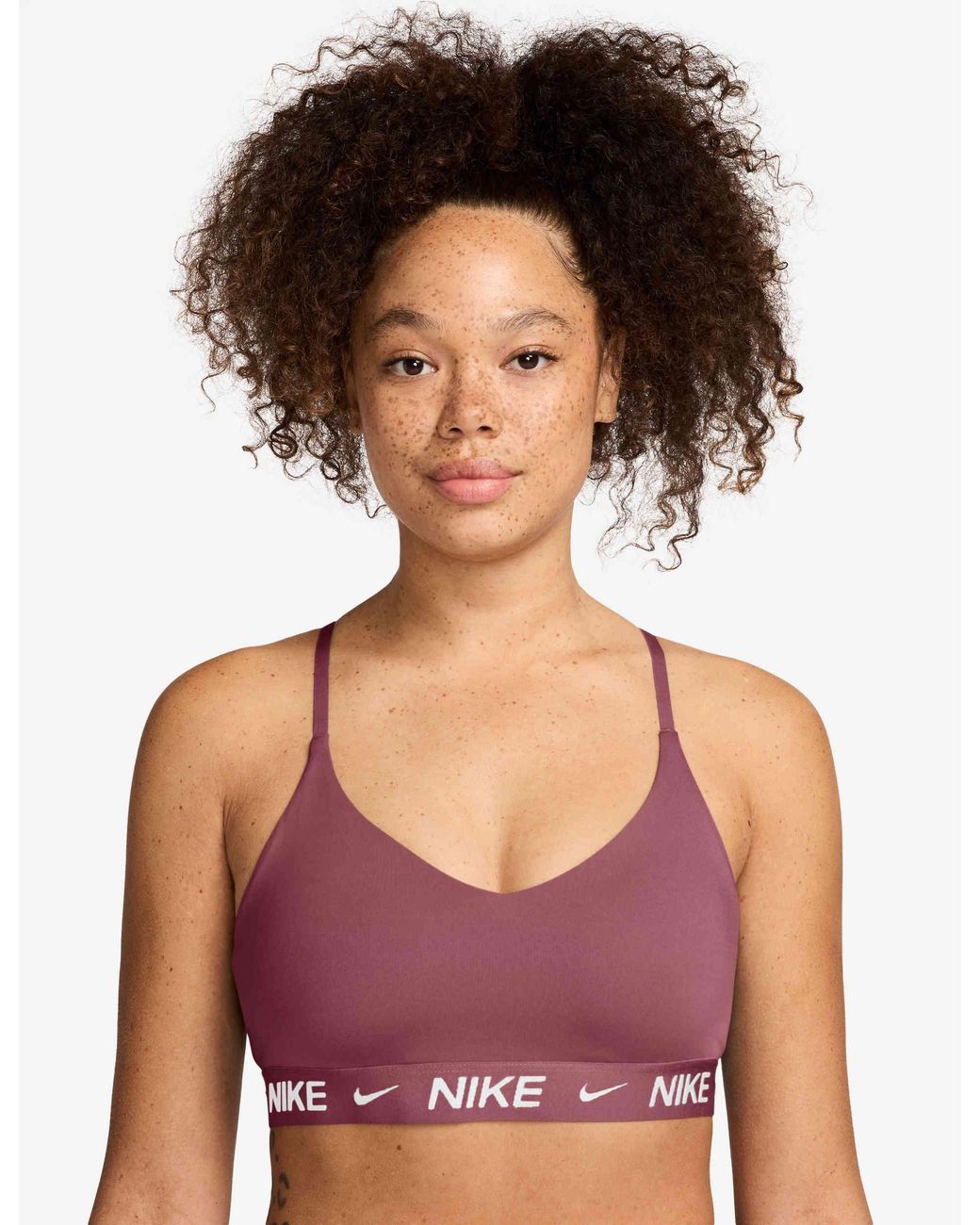 Nike Purple Women's Indy Light Support Sports Bra