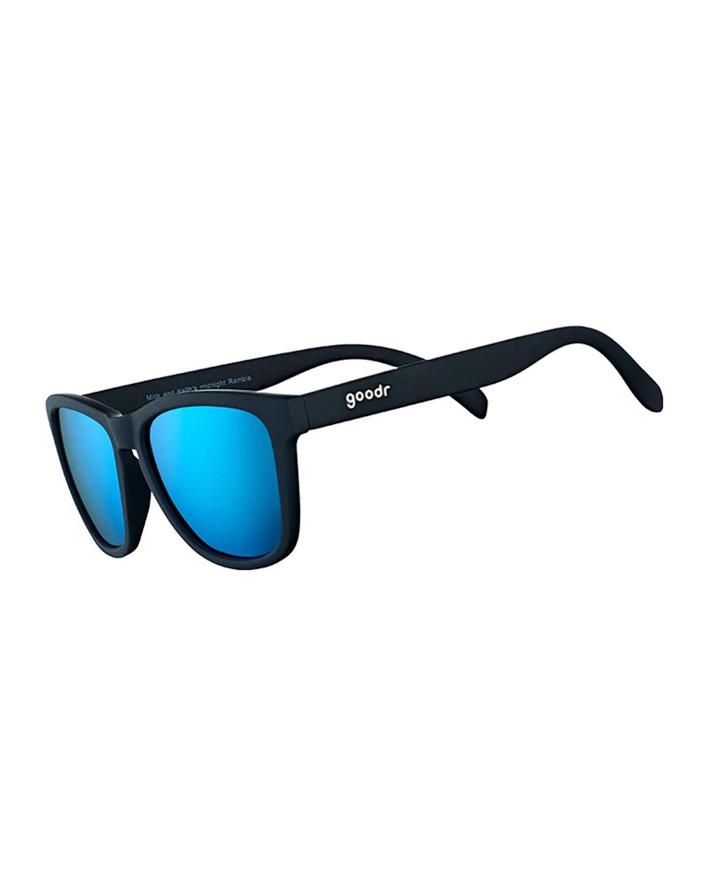 Goodr Blue Sunglasses Women's Mick And Keith's Midnight Ramble