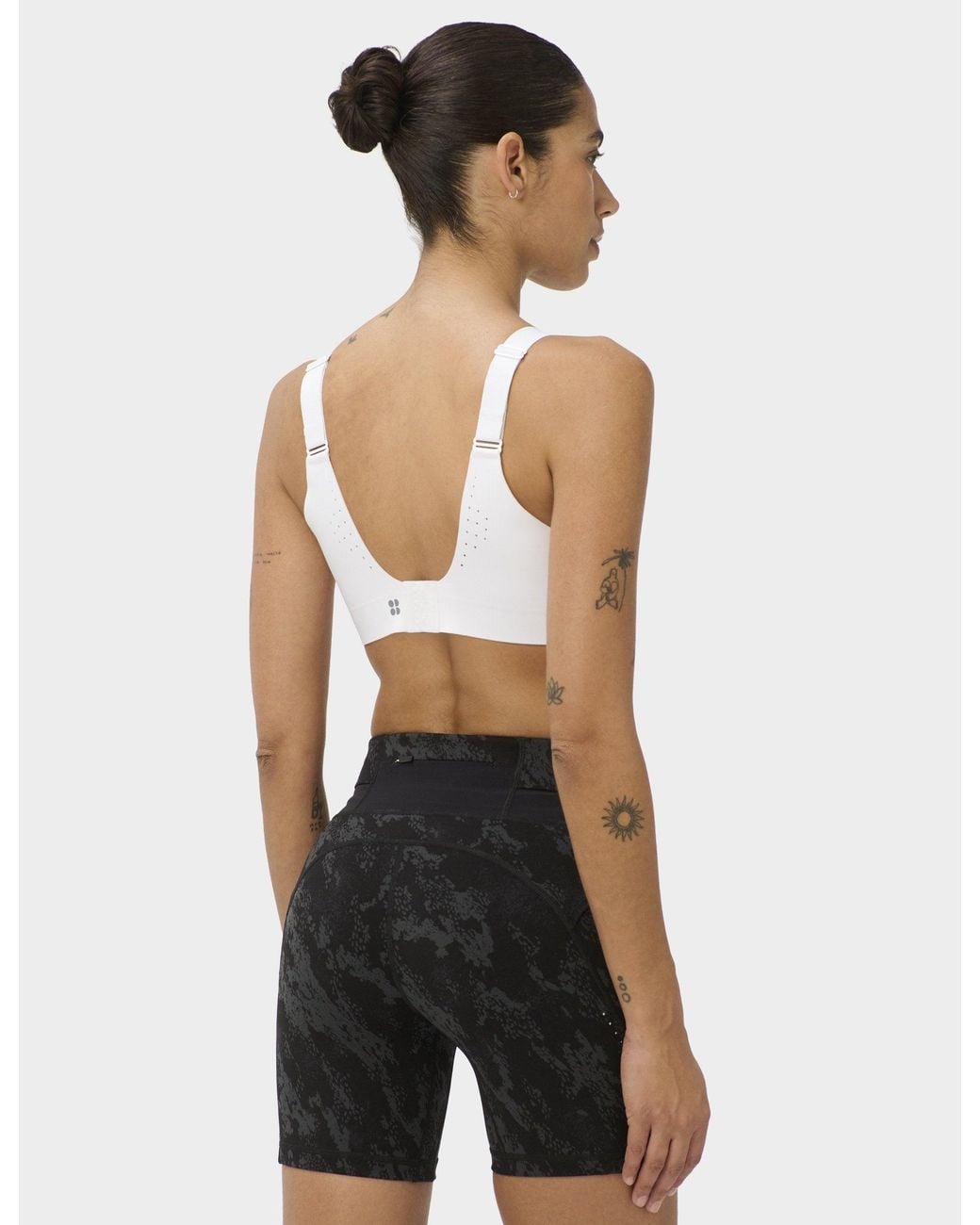 Sweaty Betty White Women's Runner's High High Support Sports Bra