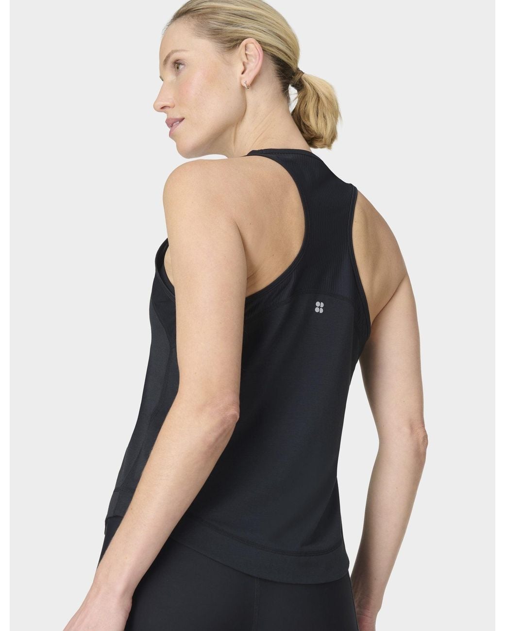 Sweaty Betty Blue Women's Breathe Easy Mesh Run Vest Top