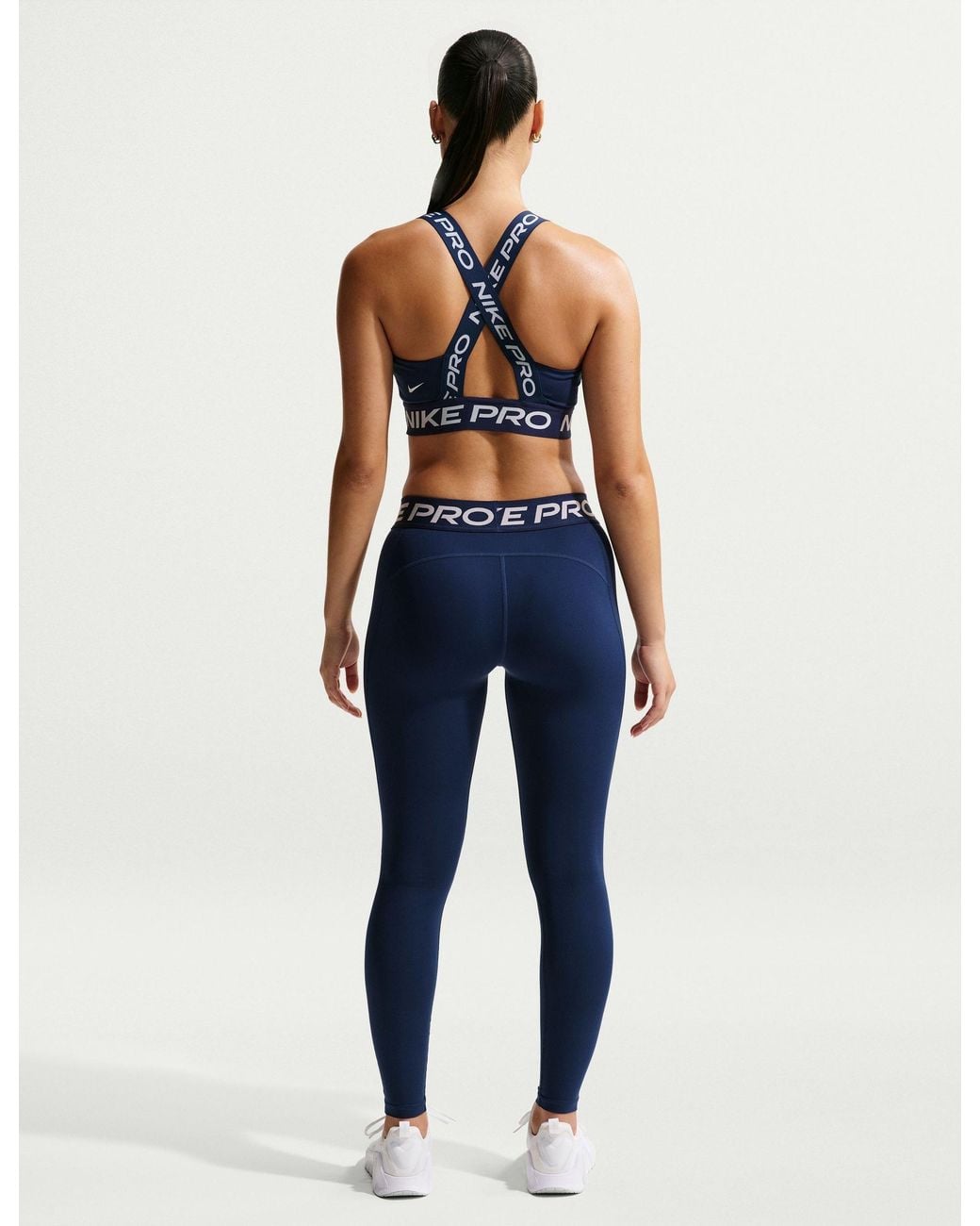 Nike Blue Women's Pro Full Length leggings