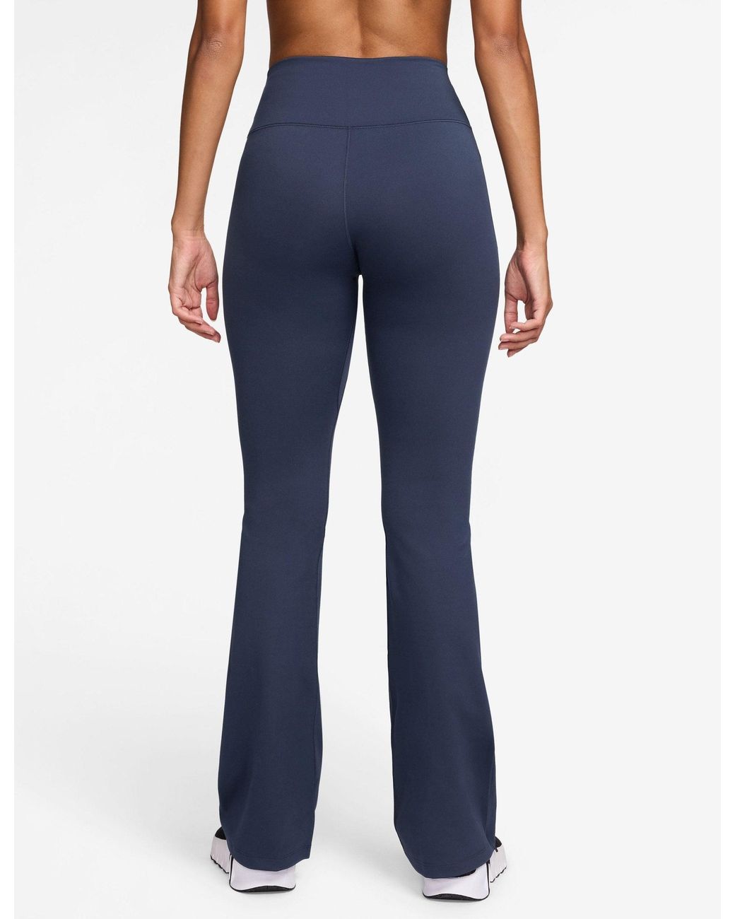 Nike Blue Women's One High Waisted Flared leggings