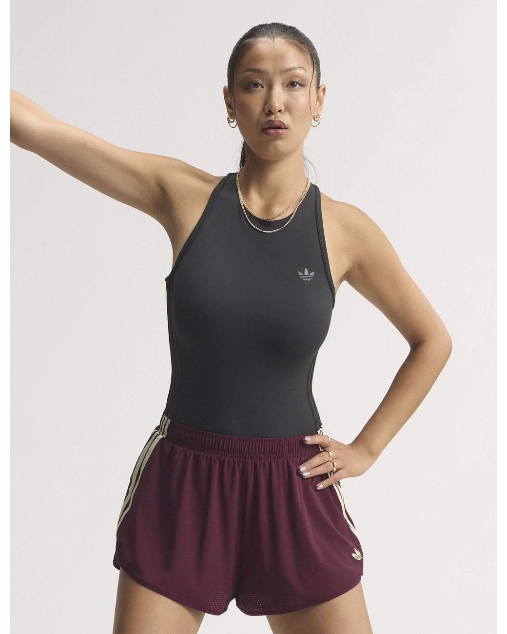 Adidas Red Women's Originals Sport Shorts