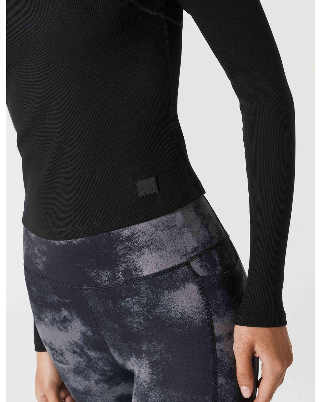 Lilybod Black Women's Faro Long Sleeve Tech Tee