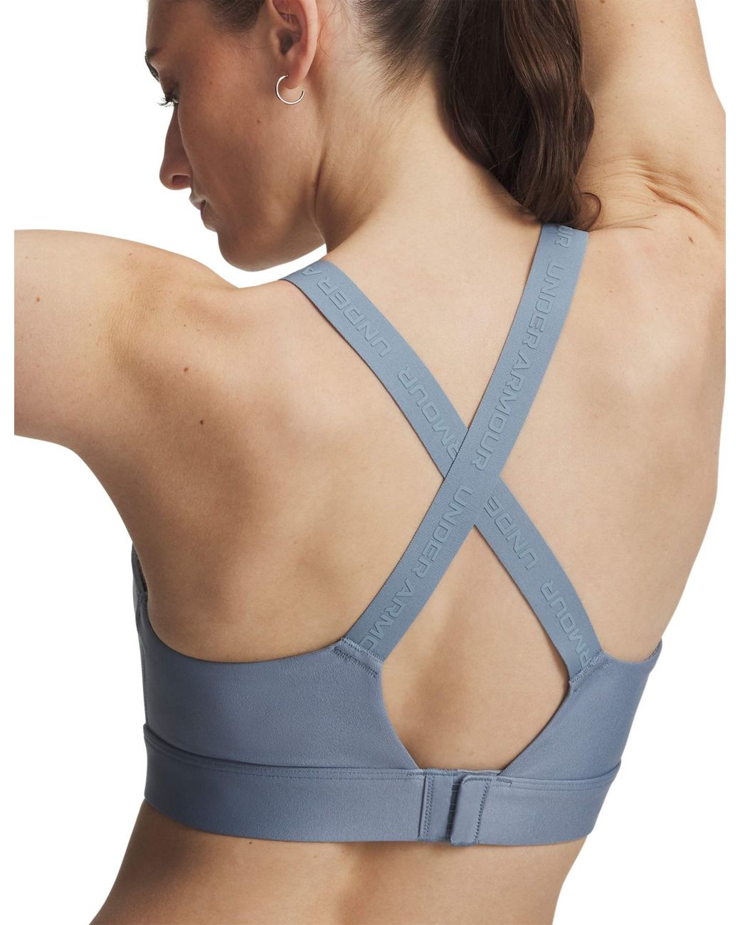 Under Armour Blue Infinity 2.0 High Sports Bra Wind Wind