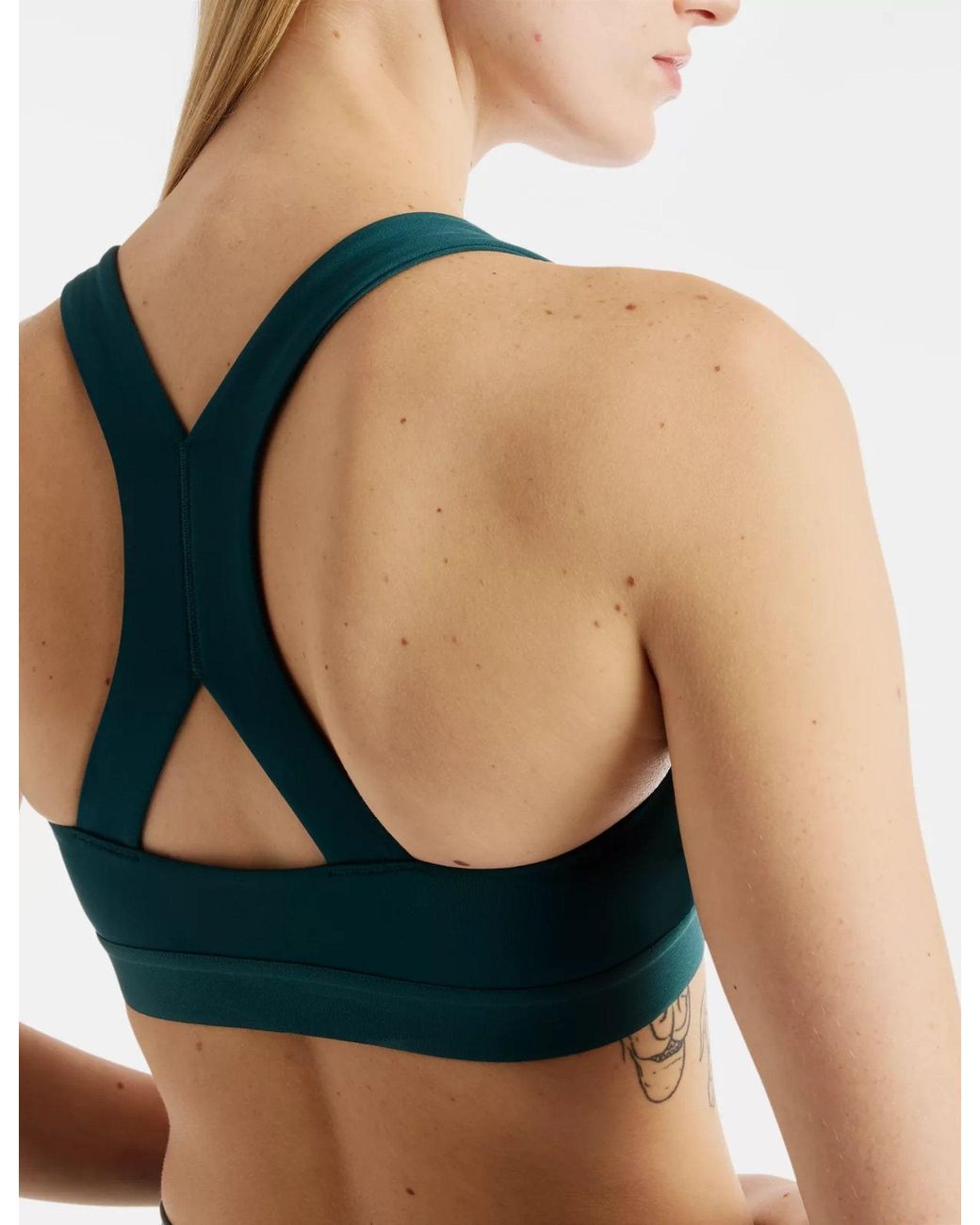 New Balance Green Women's Nb Essential Train Sports Bra