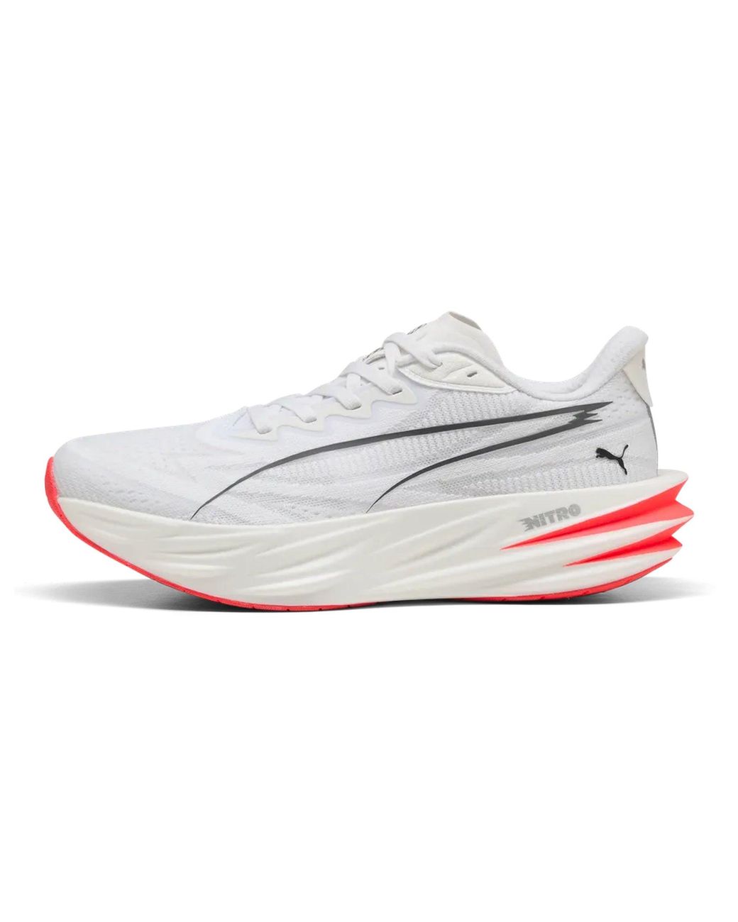 PUMA White Women's Deviate Pure Nitro Running Shoes