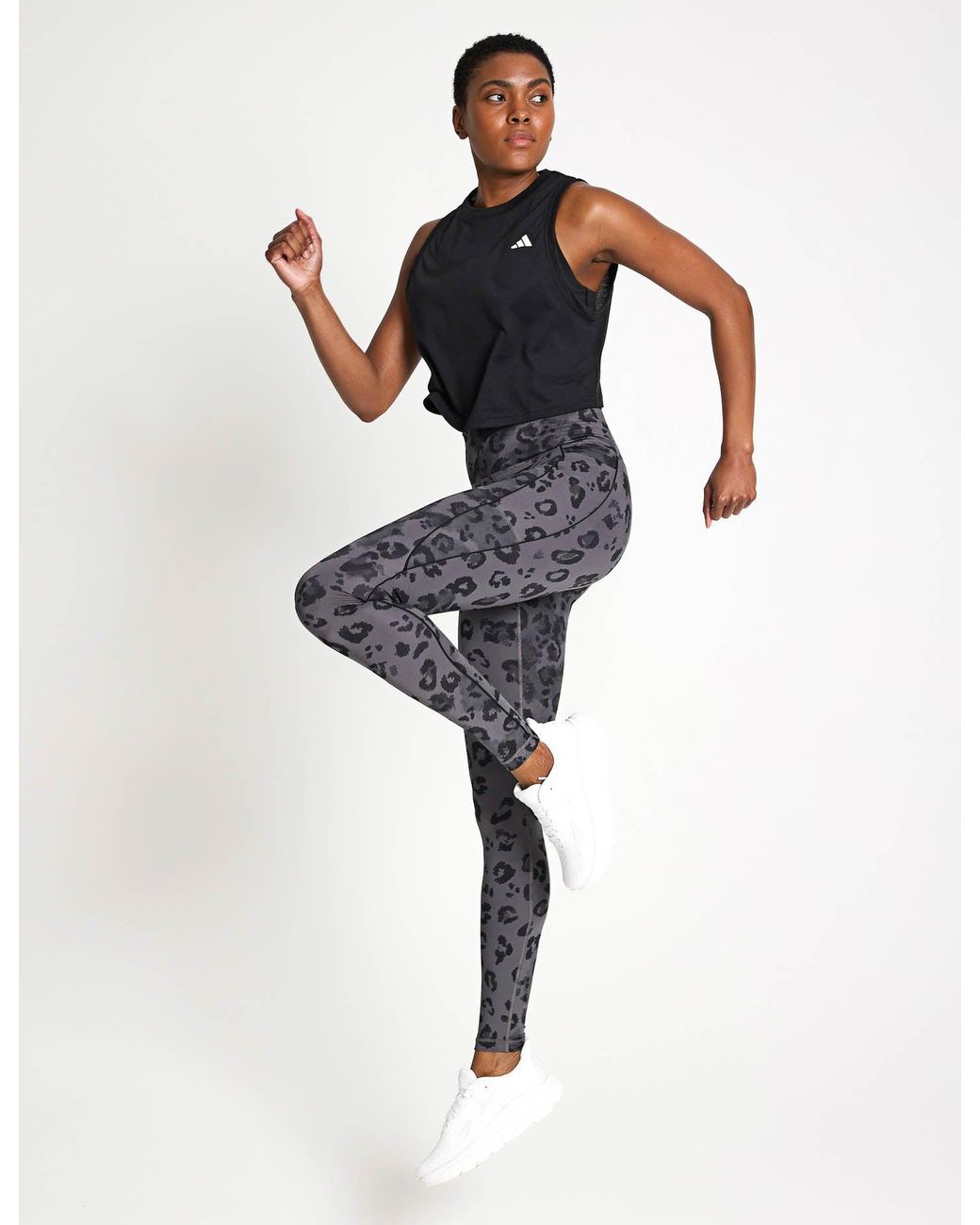 Adidas Black Women's Train Essentials Boxy Workout Tank Top